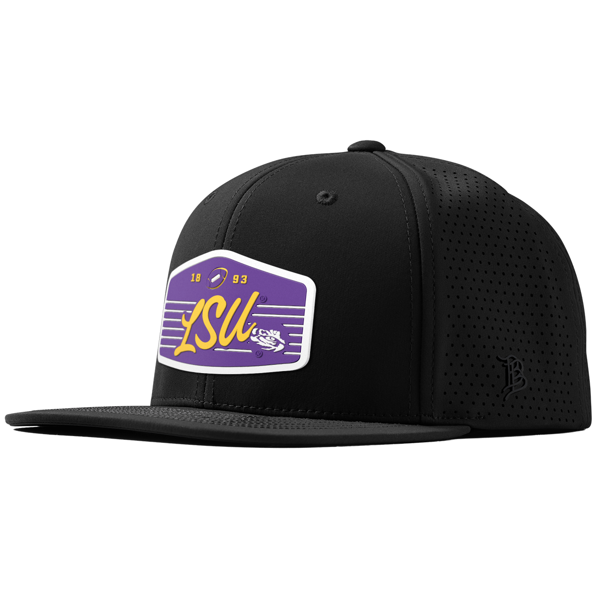 Louisiana State University "Tigers Football" Flat Elite XGen™ Black