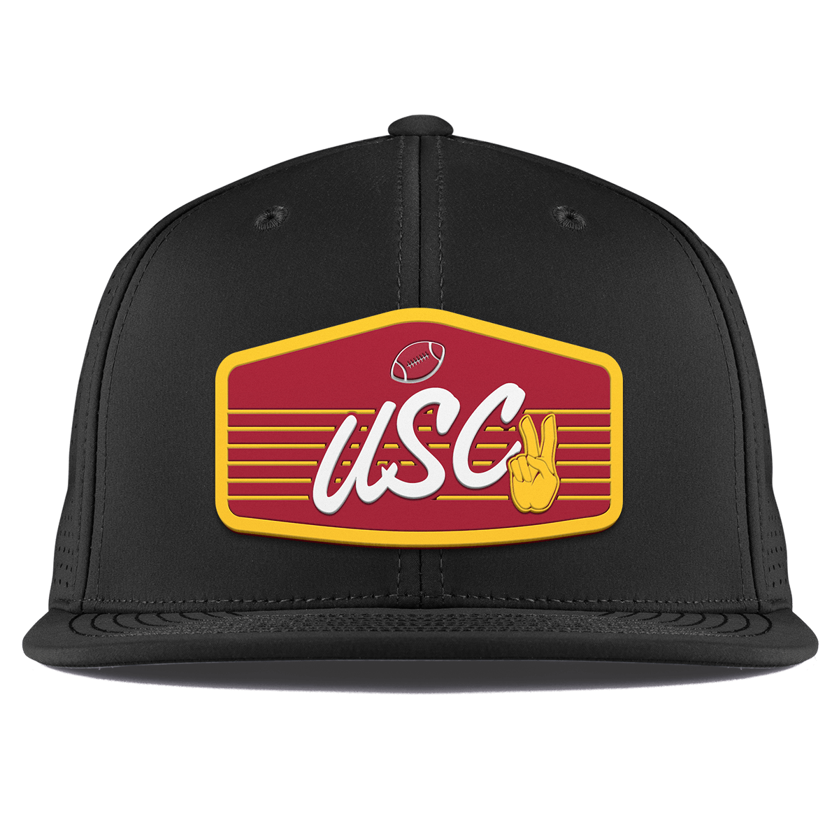 University of Southern California "Trojans Football" Flat Elite XGen™ Black