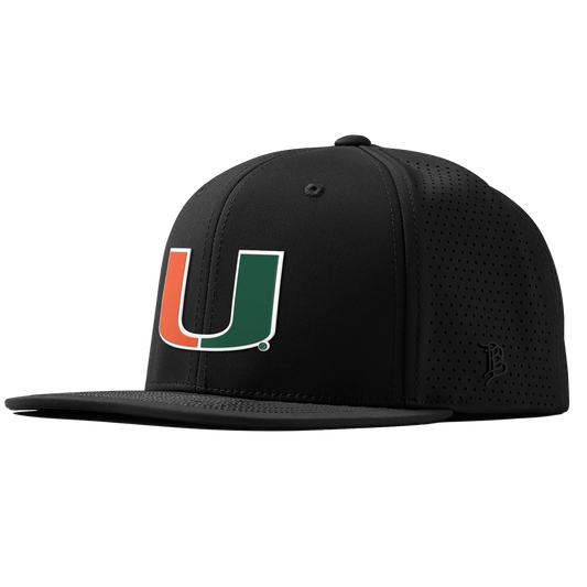 University of Miami "Miami Team Logo" Flat Elite XGen™ Black