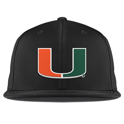 University of Miami "Miami Team Logo" Flat Elite XGen™ Black