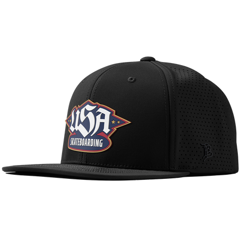 USA Skateboarding Team Logo Flat Elite XGen™ Black 