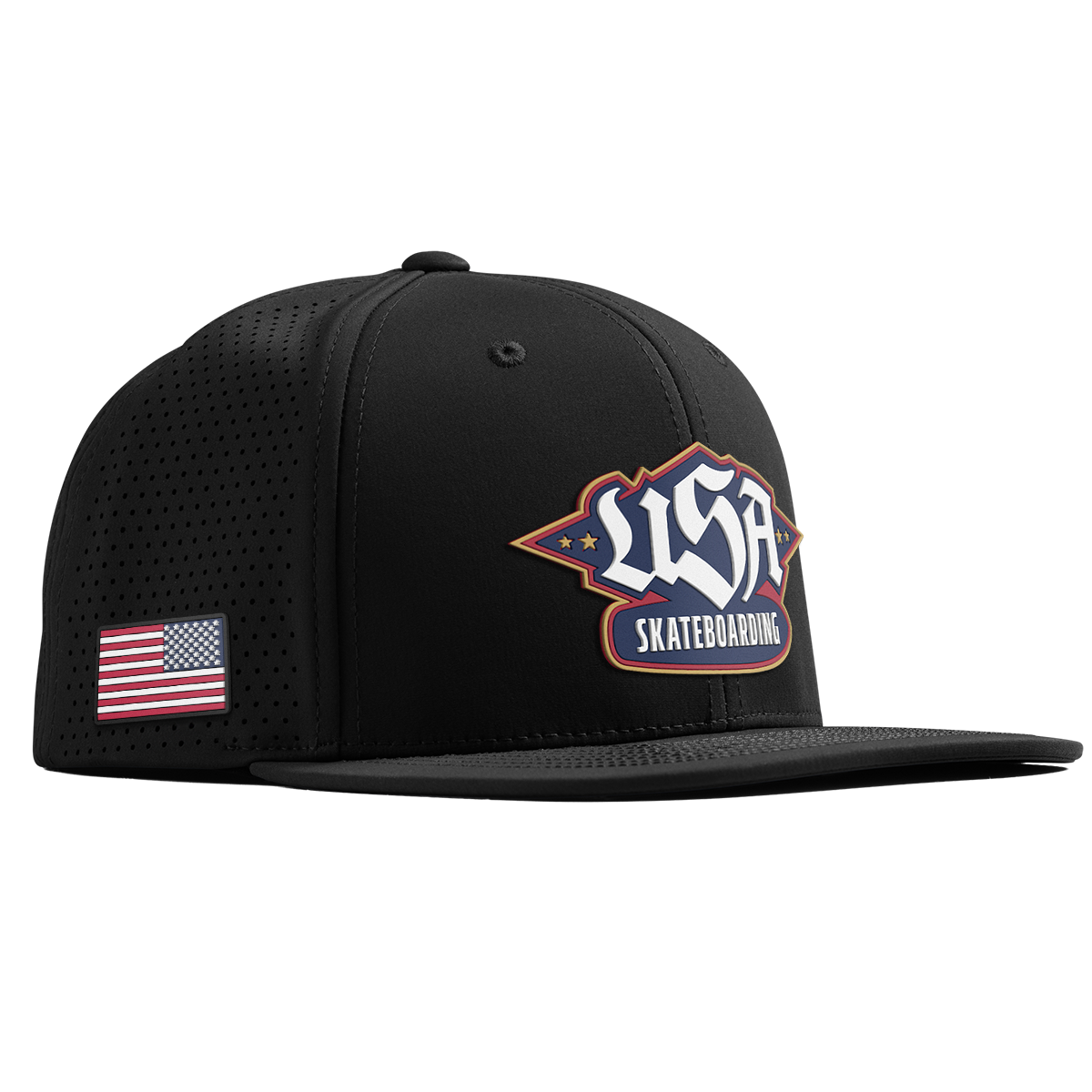 USA Skateboarding Team Logo Flat Elite XGen™ Black