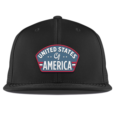 United States of America Badge Flat Elite XGen™ Black