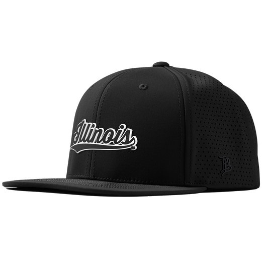 University of Illinois "Vintage Illinois Script" Flat Elite XGen™ Black