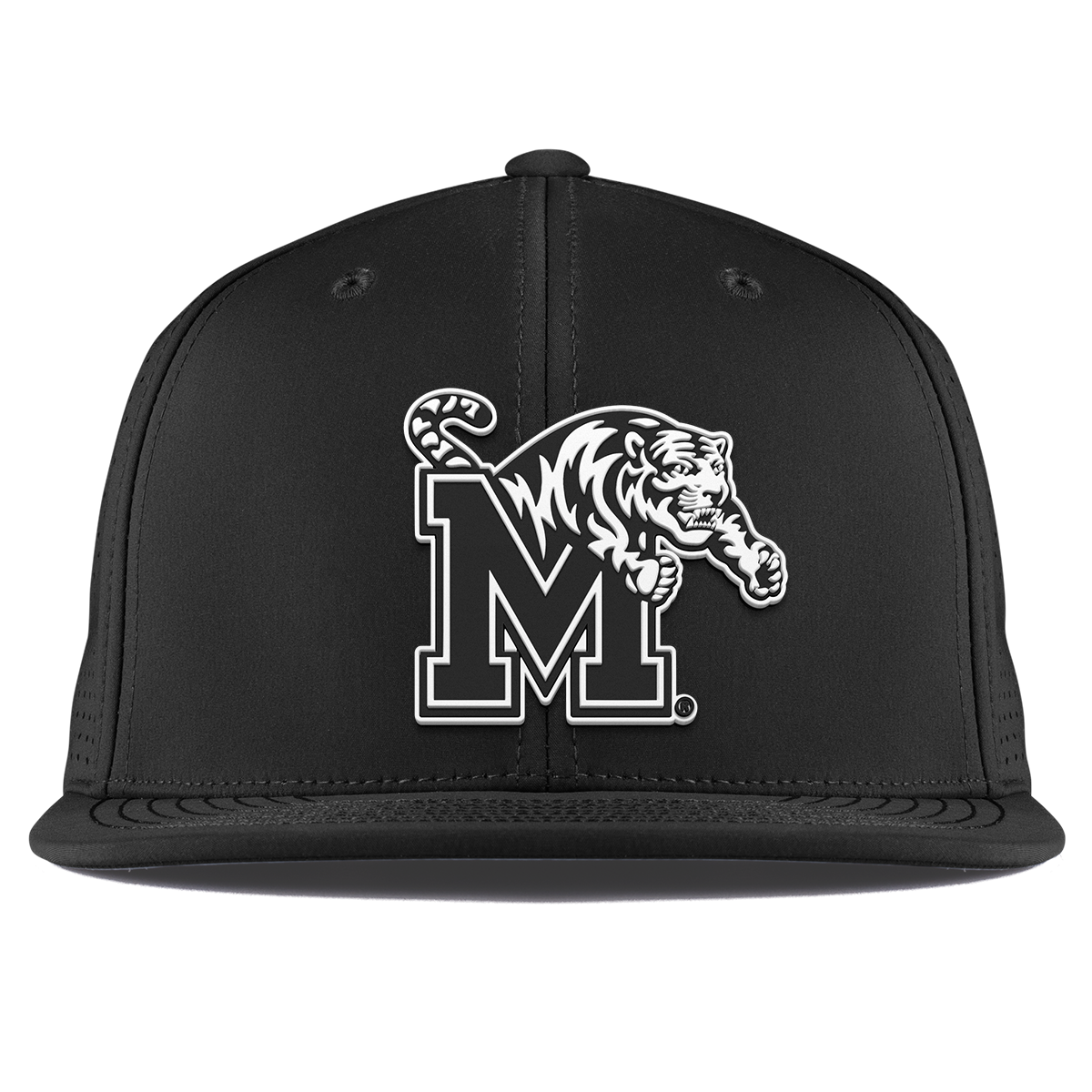 University of Memphis "Vintage Memphis Team Logo" Flat Elite XGen™ Black