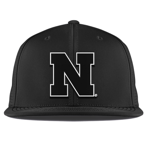 University of Nebraska "Vintage Nebraska Team Logo" Flat Elite XGen™ Black Black
