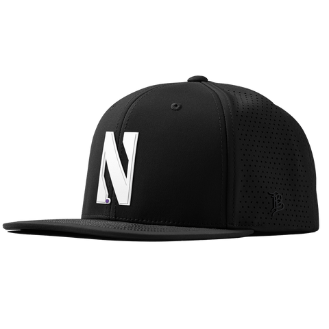 Northwestern University "Vintage Northwestern Block" Flat Elite XGen™ Black