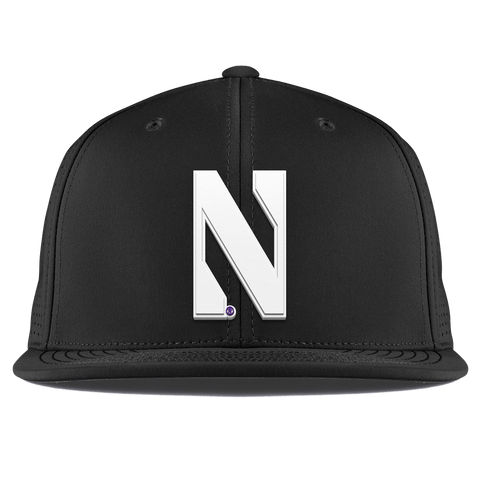 Northwestern University "Vintage Northwestern Block" Flat Elite XGen™ Black