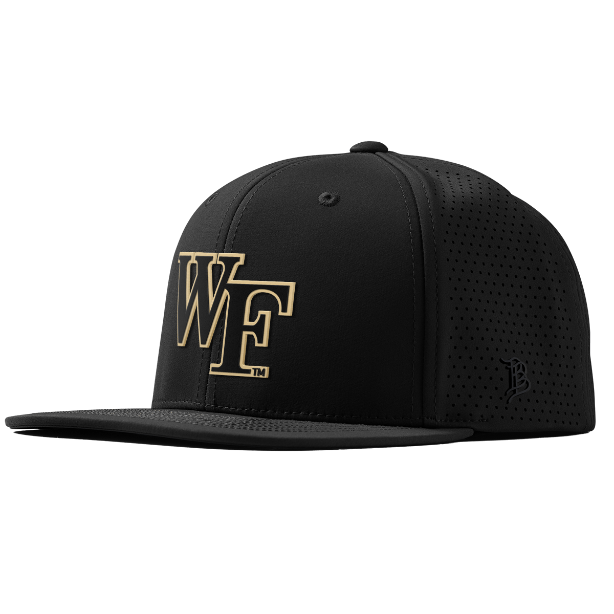 Wake Forest University "Wake Forest Block" Flat Elite XGen™ Black