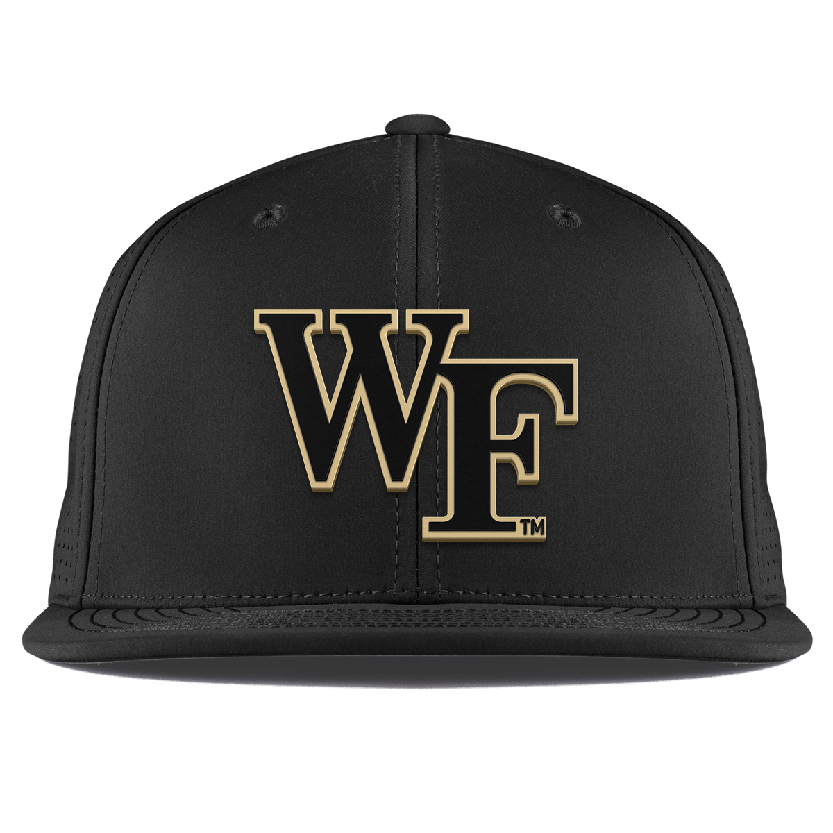Wake Forest University "Wake Forest Block" Flat Elite XGen™ Black
