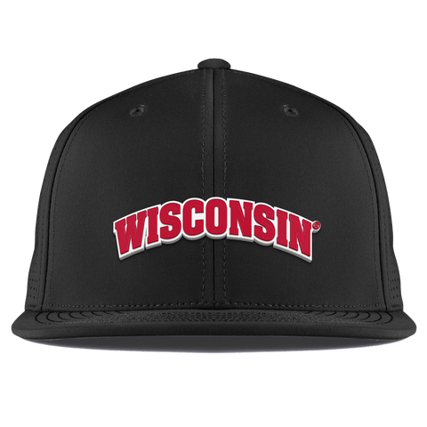 University of Wisconsin "Wisconsin Block" Flat Elite XGen™ Black