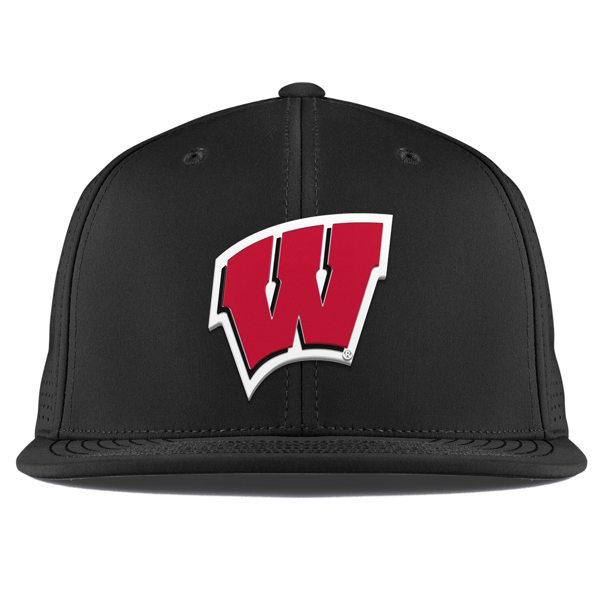 University of Wisconsin "Wisconsin Team Logo" Flat Elite XGen™ Black