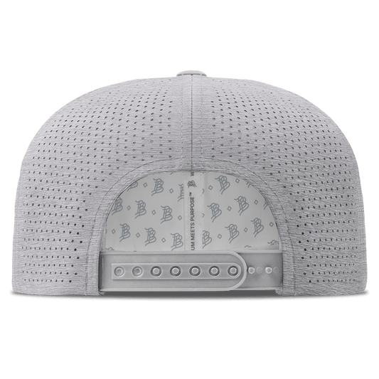 Pearl America Badge Flat Elite XGen™ Hat Heather Gray