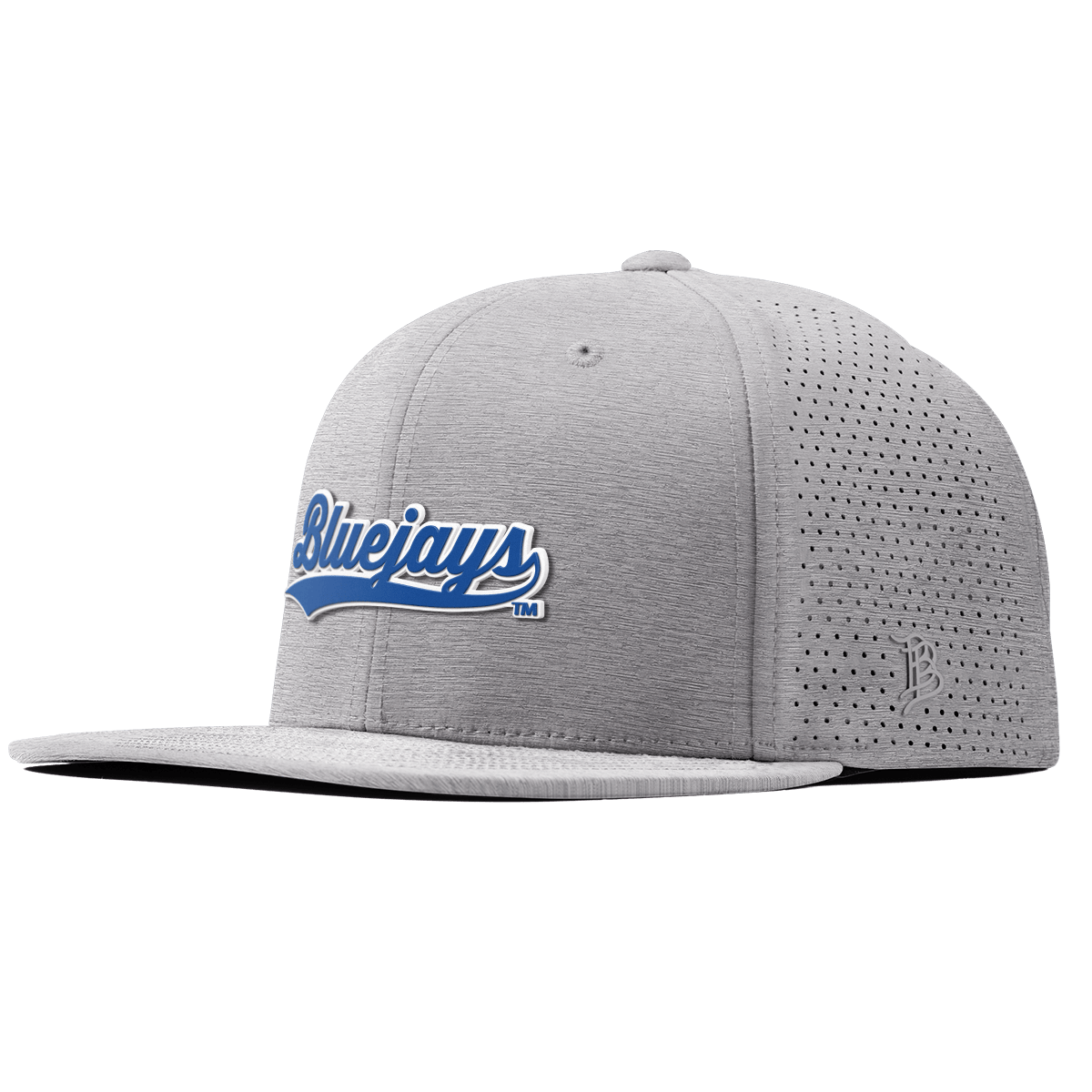 Creighton University "Bluejays Script" Flat Elite XGen™ Heather Gray