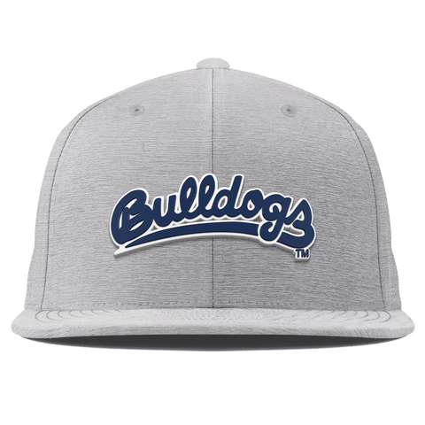 Fresno State University "Bulldogs Script Navy" Flat Elite XGen™ Heather Gray