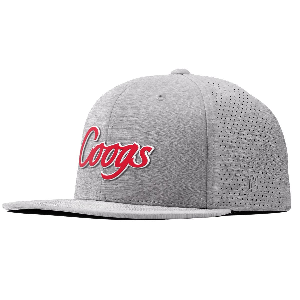 University of Houston "Coogs Script" Flat Elite XGen™ Heather Gray