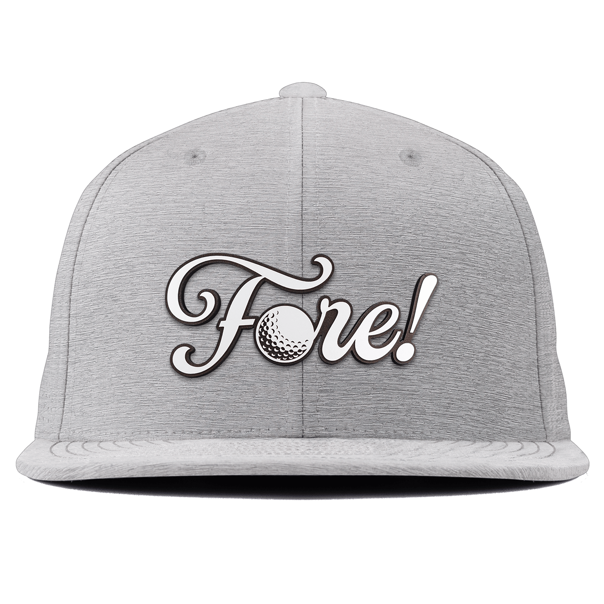 Fore! Script Flat Elite XGen™ Heather Gray