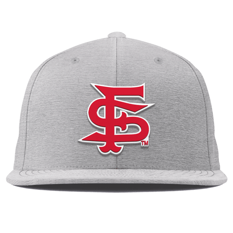 Fresno State University "Fresno State Stacked" Flat Elite XGen™ Heather Gray