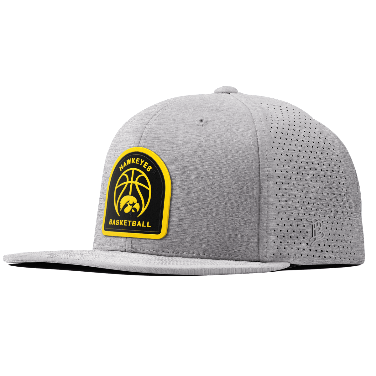 University of Iowa "Iowa Basketball" Flat Elite XGen™ Heather Gray