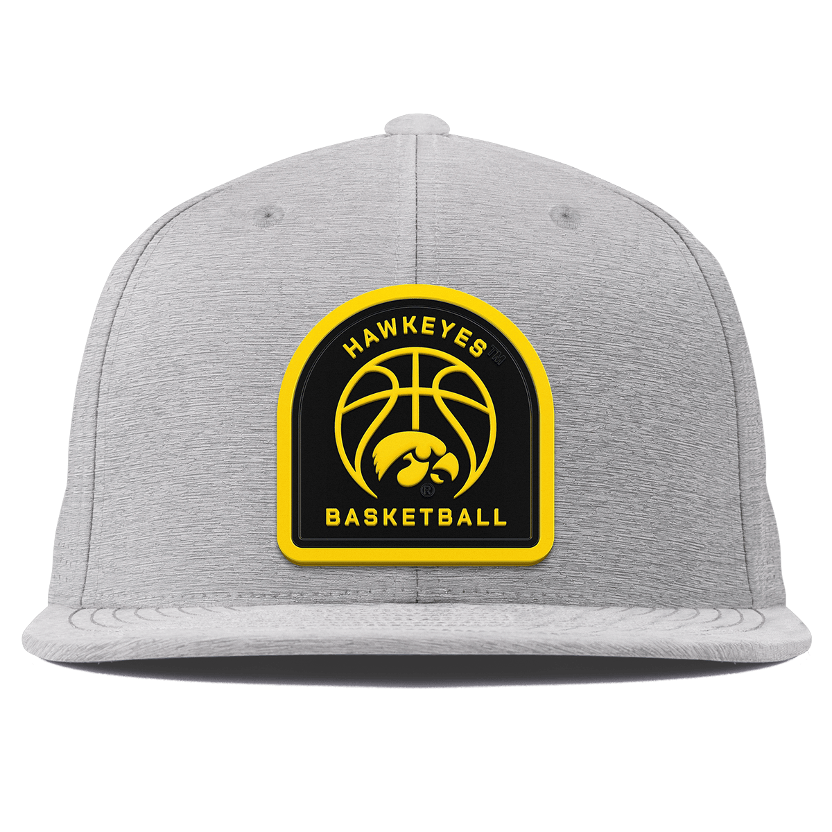 University of Iowa "Iowa Basketball" Flat Elite XGen™ Heather Gray