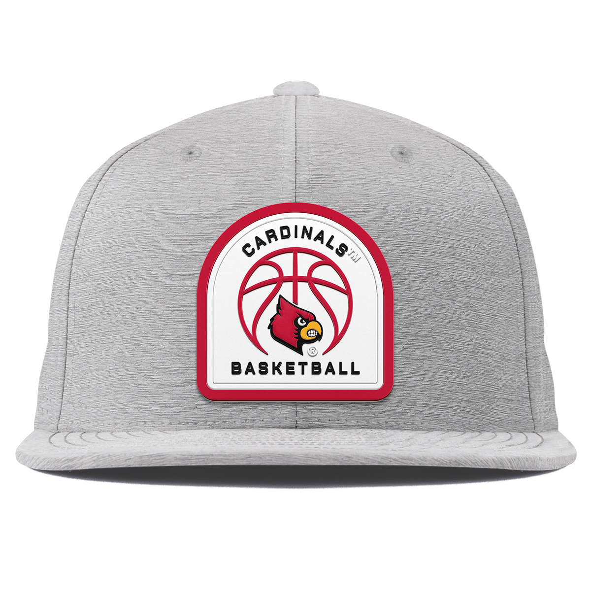 University of Louisville "Louisville Basketball" Flat Elite XGen™ Heather Gray
