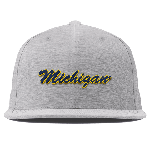University of Michigan "Michigan Script" Flat Elite XGen™ Heather Gray