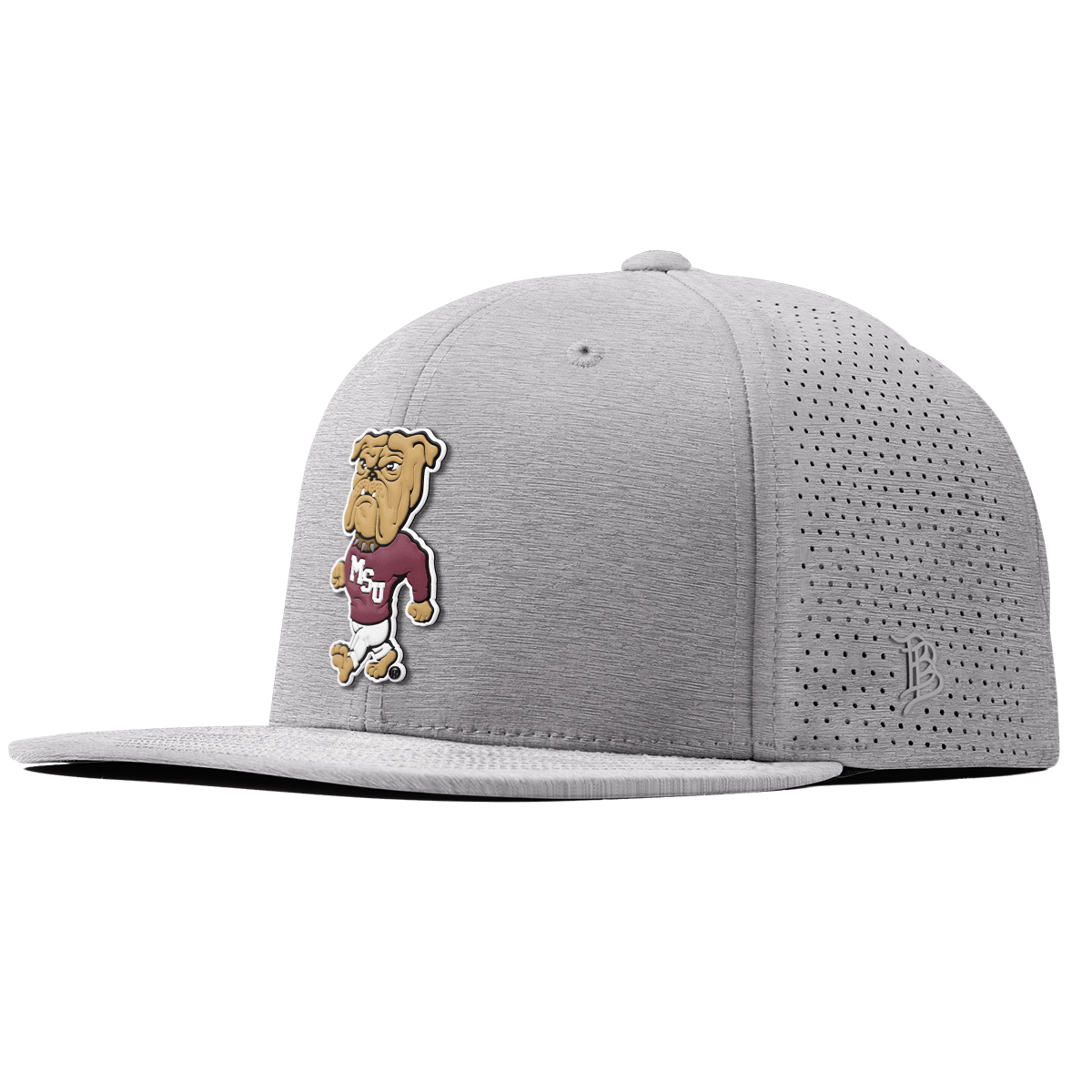 Mississippi State University "Mississippi State Bully" Flat Elite XGen™ Heather Gray