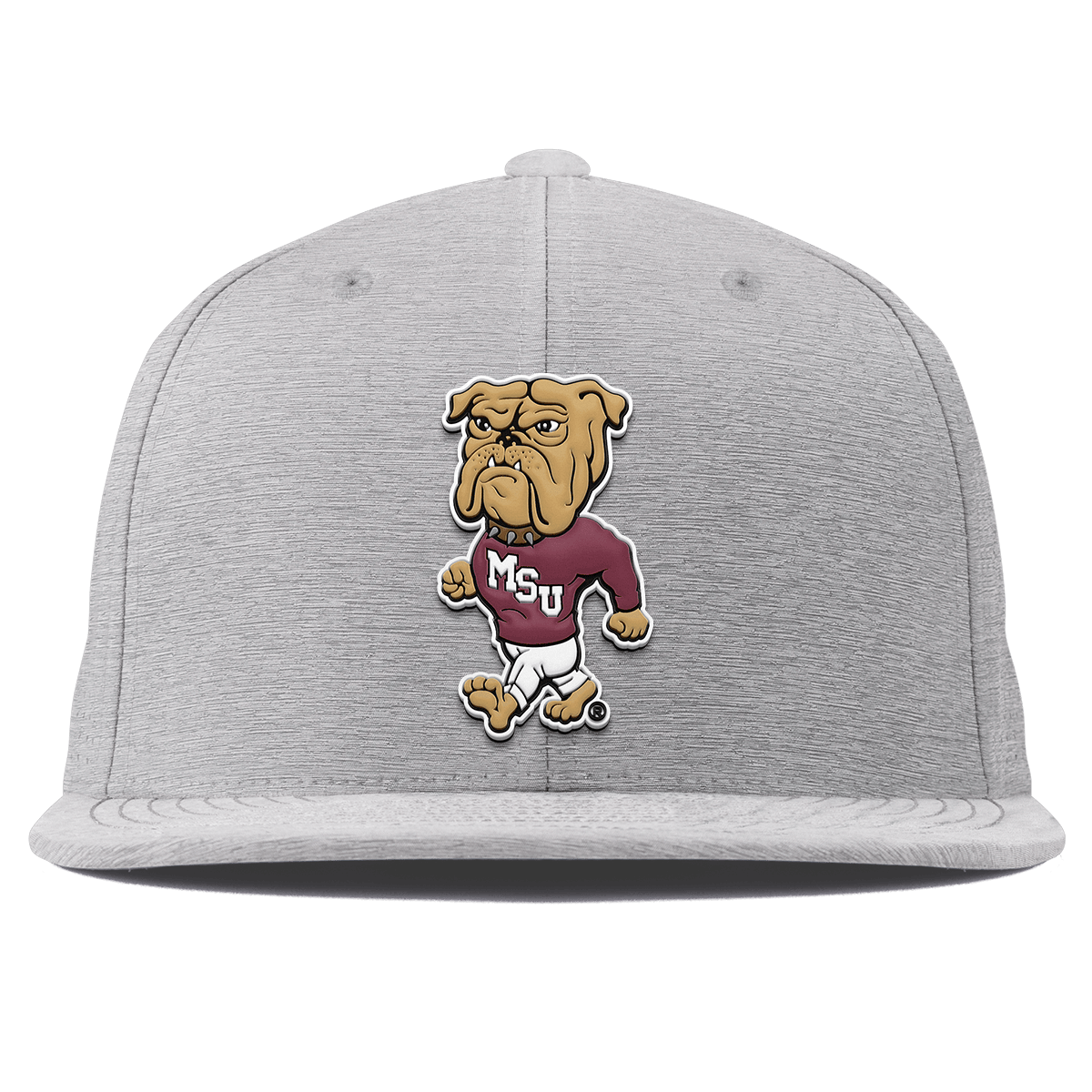 Mississippi State University "Mississippi State Bully" Flat Elite XGen™ Heather Gray