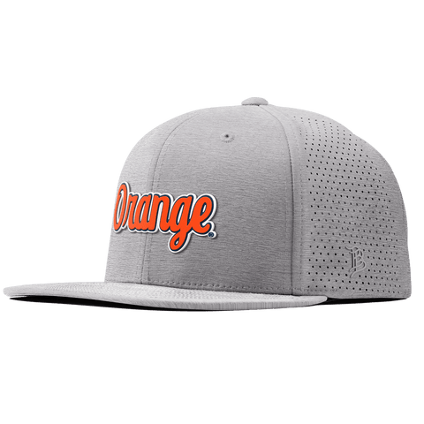 Syracuse University "Orange Throwback Script" Flat Elite XGen™ Heather Gray