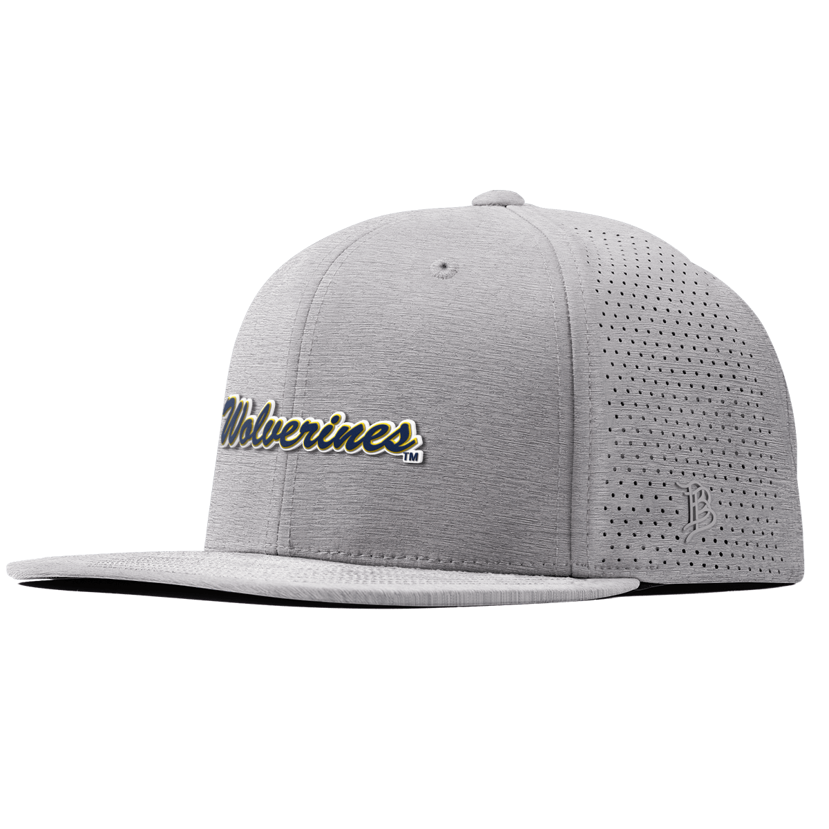 University of Michigan "Wolverines Script" Flat Elite XGen™ Heather Gray