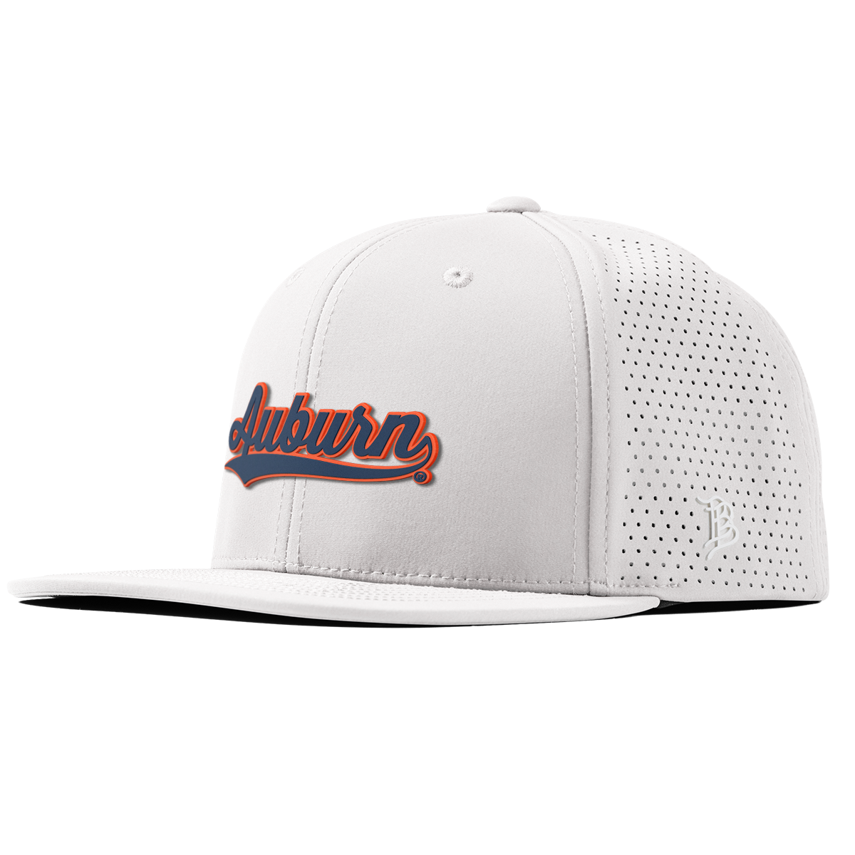 Auburn University "Auburn Script" Flat Elite XGen™ White
