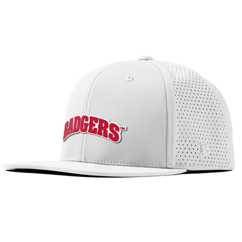 University of Wisconsin "Badgers Block" Flat Elite XGen™ White