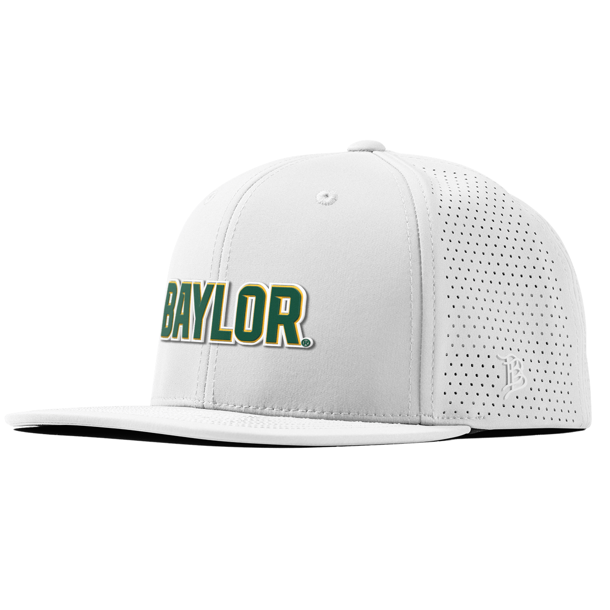 Baylor University "Baylor Block" Flat Elite XGen™ White