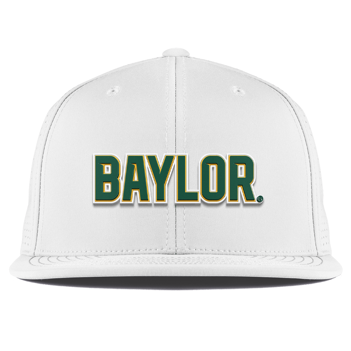 Baylor University "Baylor Block" Flat Elite XGen™ White