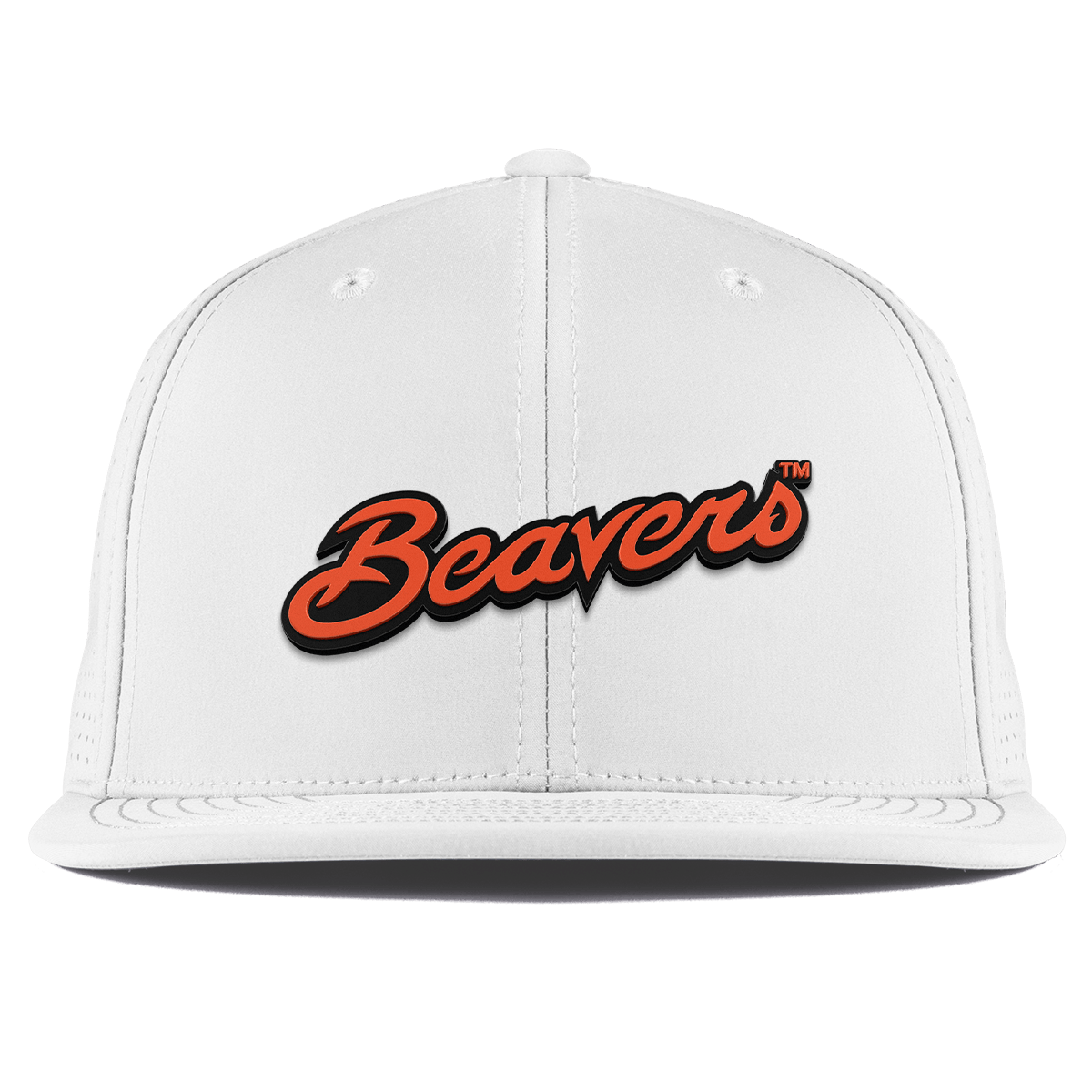 Oregon State University "Beavers Script" Flat Elite XGen™ White