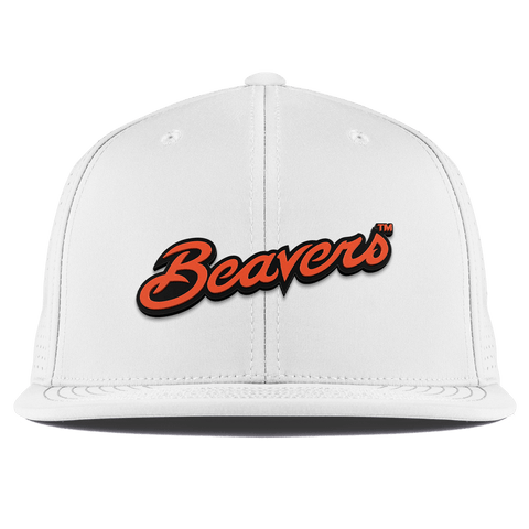 Oregon State University "Beavers Script" Flat Elite XGen™ White