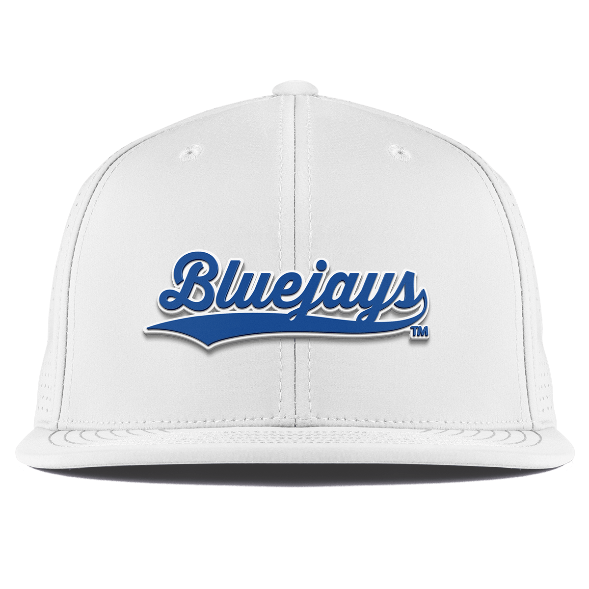 Creighton University "Bluejays Script" Flat Elite XGen™ White