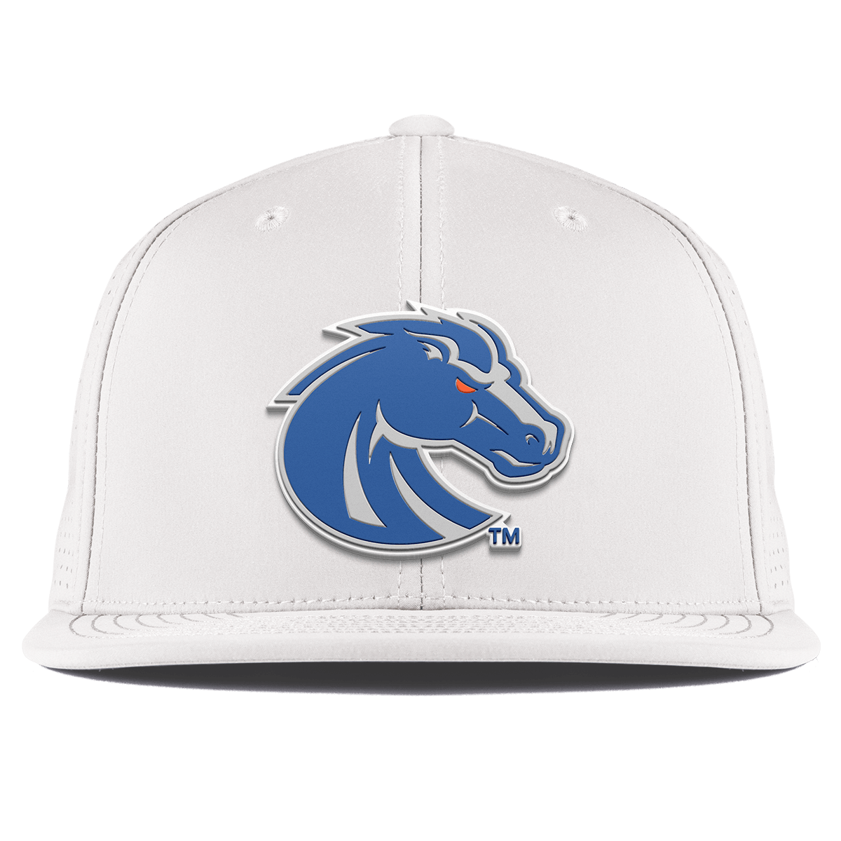 Boise State University "Boise State Broncos Gray" Flat Elite XGen™ White