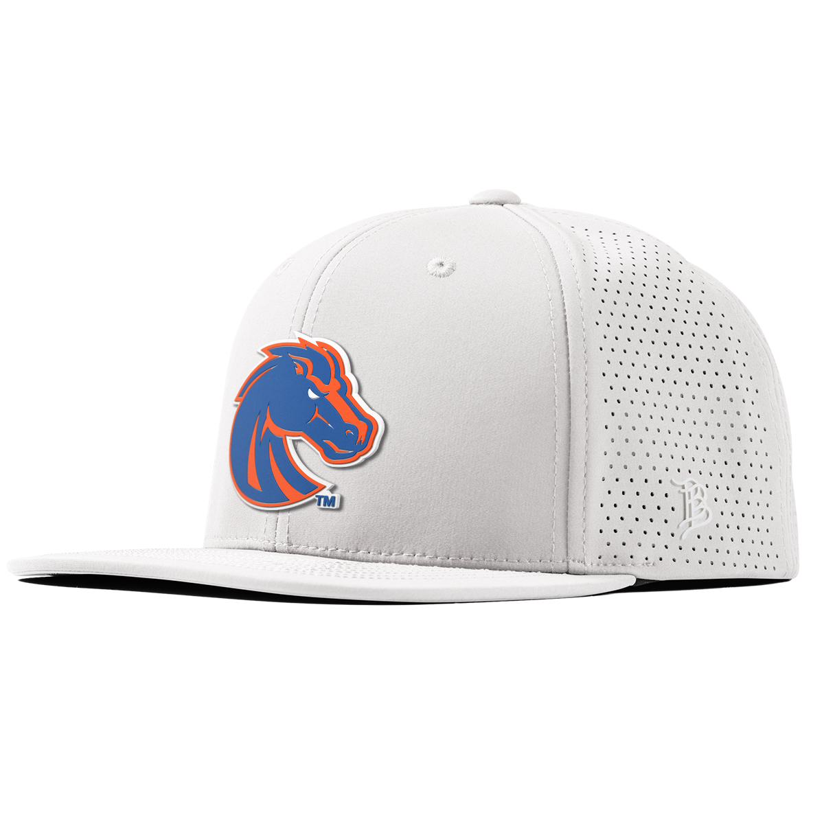 Boise State University "Boise State Broncos Orange" Flat Elite XGen™ White
