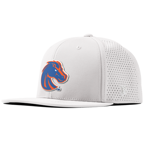Boise State University "Boise State Broncos Orange" Flat Elite XGen™ White