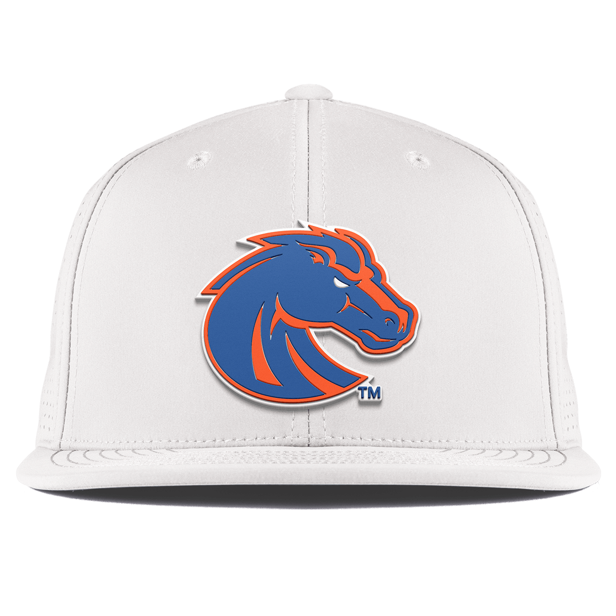 Boise State University "Boise State Broncos Orange" Flat Elite XGen™ White