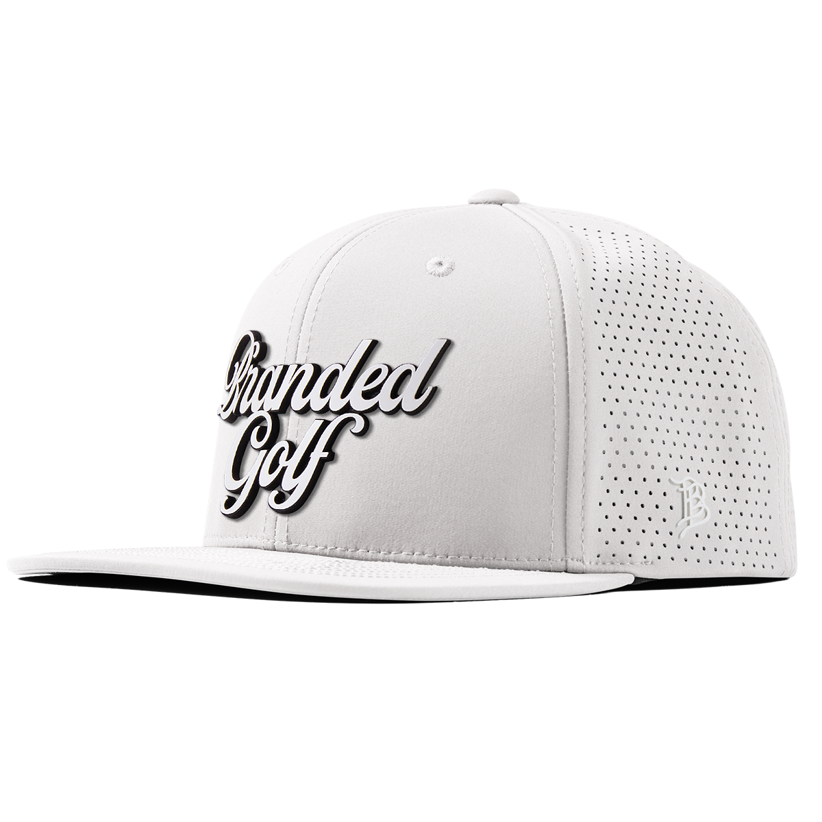 Branded Golf Script Flat Elite XGen™ White