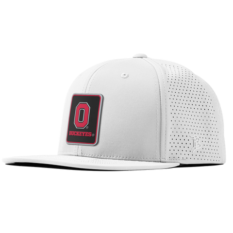 Ohio State University "Buckeyes Badge" Flat Elite XGen™ White