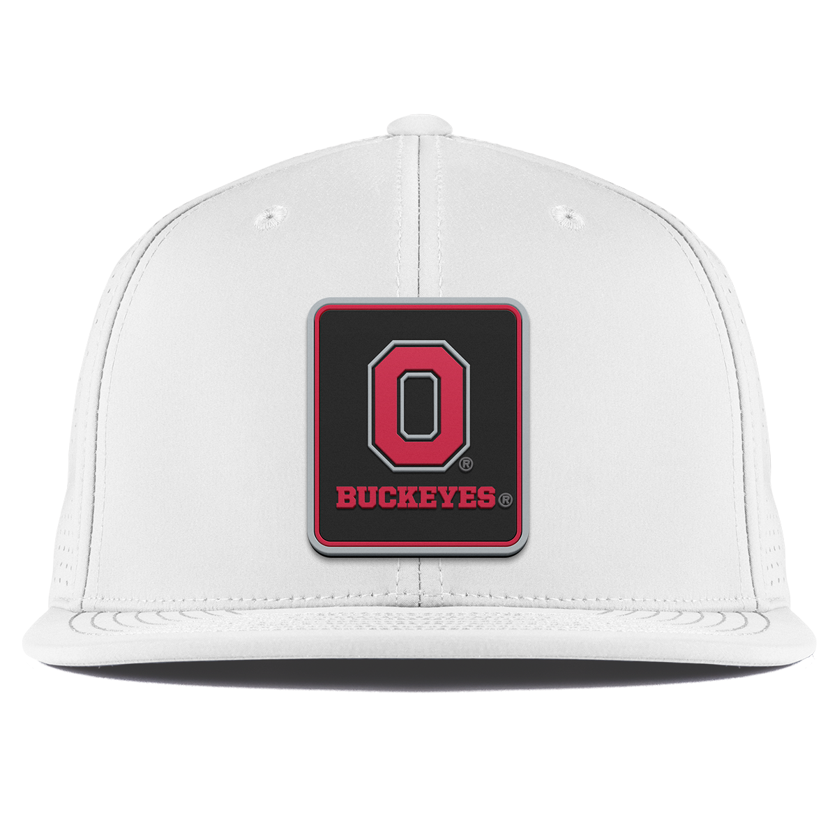 Ohio State University "Buckeyes Badge" Flat Elite XGen™ White