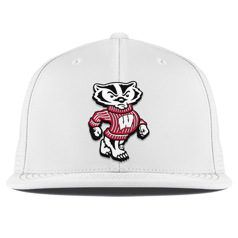 University of Wisconsin "Bucky Badger" Flat Elite XGen™ White