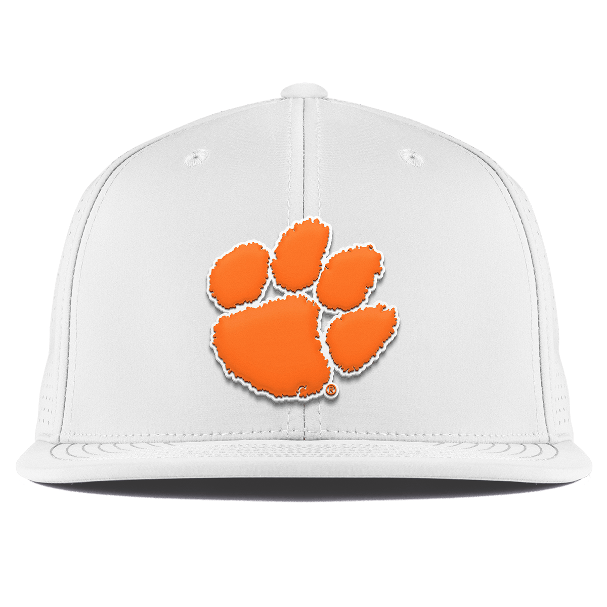 Clemson University "Clemson Tiger Paw" Flat Elite XGen™ White