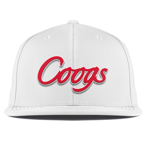 University of Houston "Coogs Script" Flat Elite XGen™ White