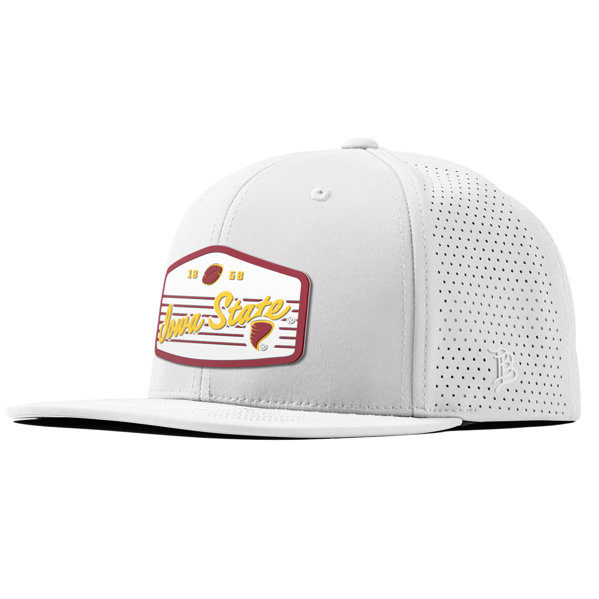 Iowa State University "Cyclones Football" Flat Elite XGen™ White