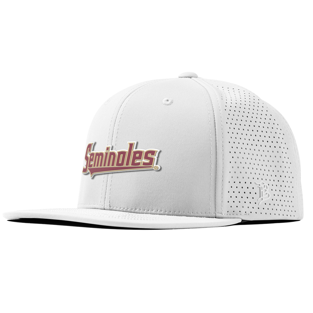 Florida State University "FSU Seminoles Block" Flat Elite XGen™ White