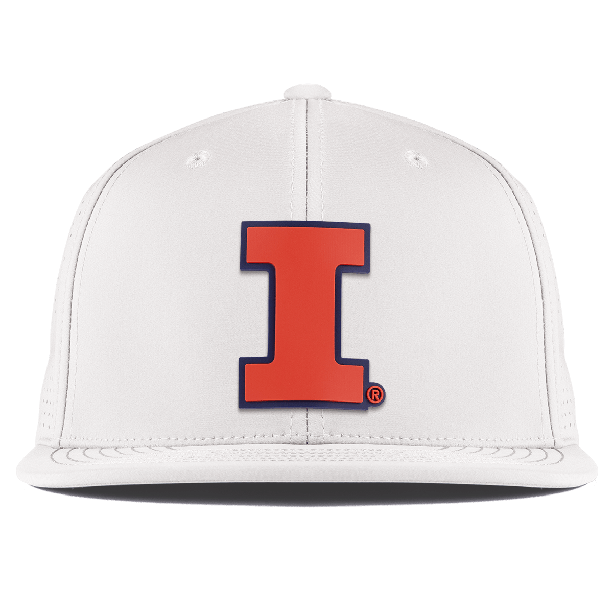 University of Illinois "Fighting Illini Orange"  Flat Elite XGen™ White